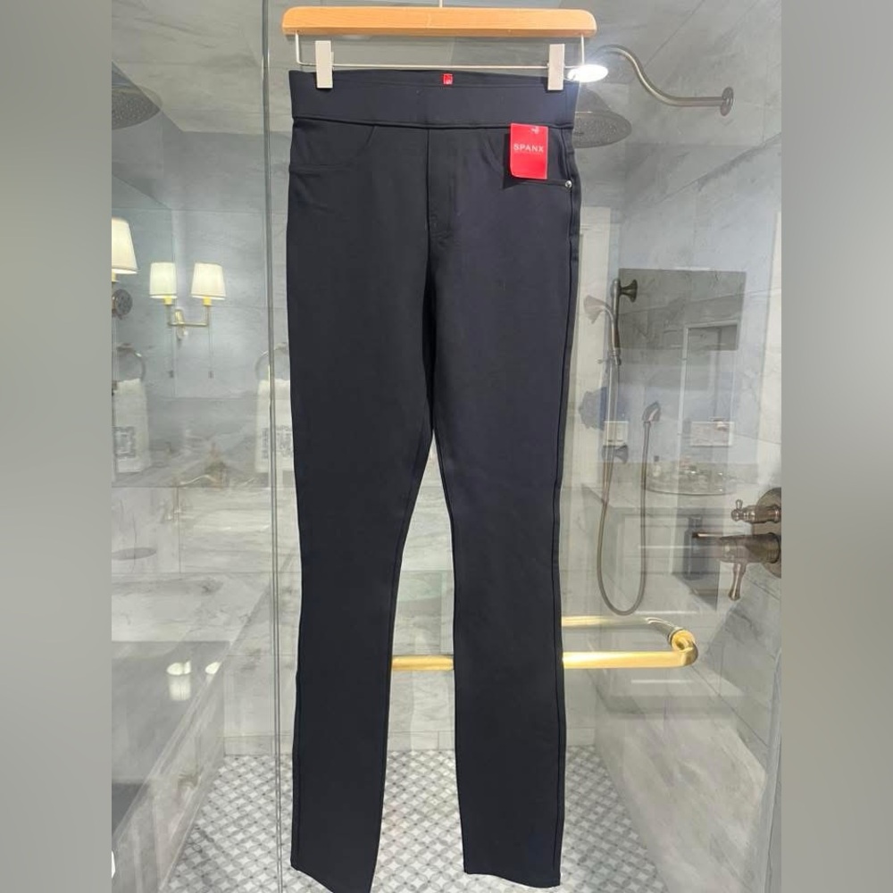 NWT Spanx Black The Perfect Pant, 4-Pocket, Ankle Length - Picture 6 of 6